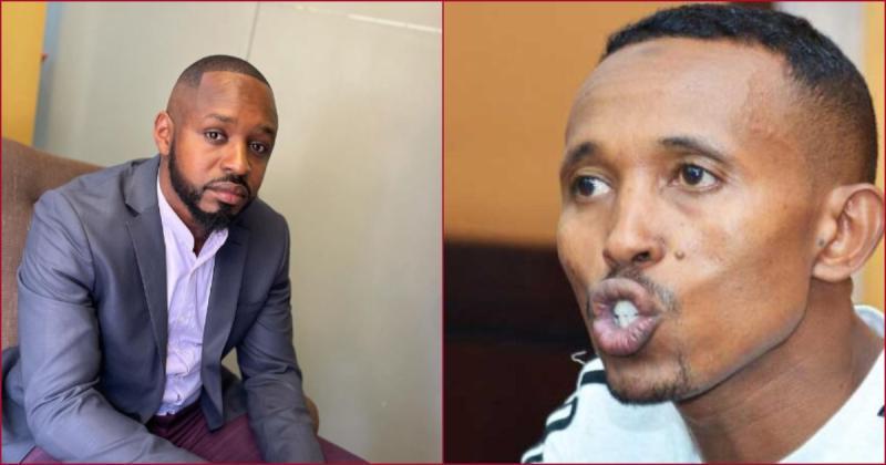 Boniface Mwangi and Nyali MP Mohammed Ali.